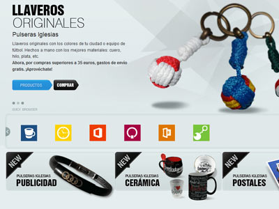 Diseño web Pulseras Iglesias