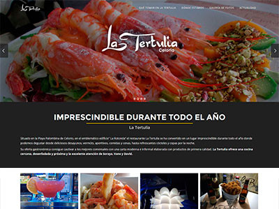 Diseño web | La Tertulia Celorio