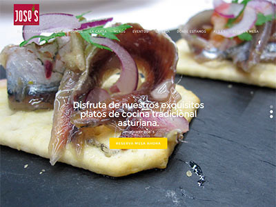 Diseño web | Restaurante Jose´s