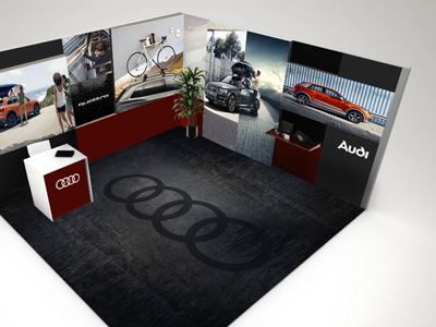 Diseño stand Audi