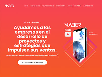 Landing page Naber